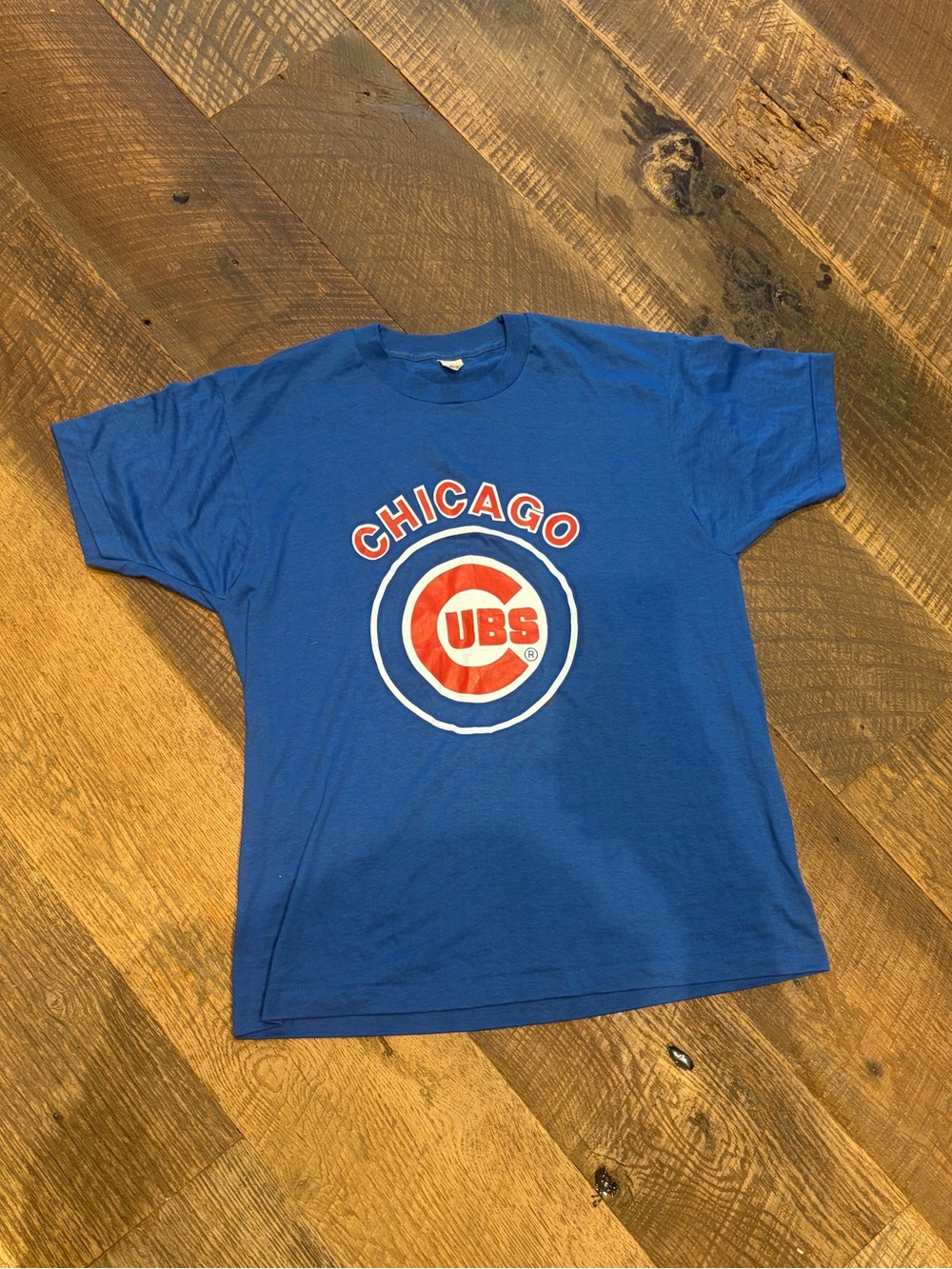 Vintage Chicago Cubs Screen Stars T Shirt XL 1980s 1990s Single Graphic MLB USA